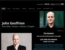 Tablet Screenshot of johngeoffrion.com